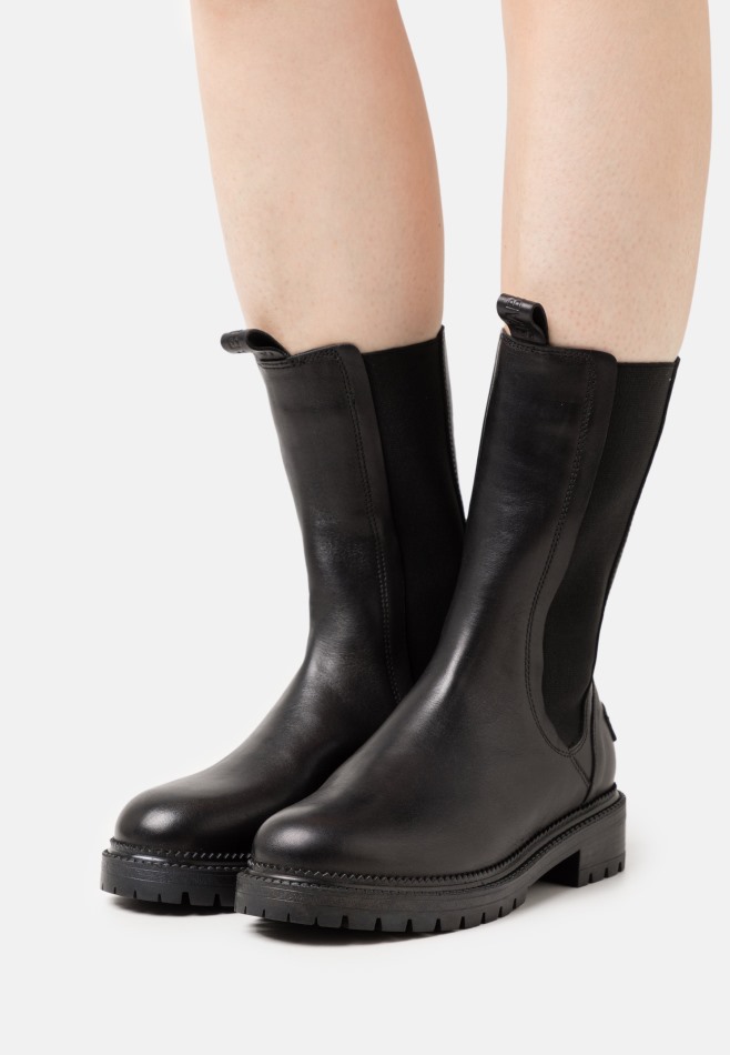 Bottes à Plateforme Gabor Noir | Exclusif
